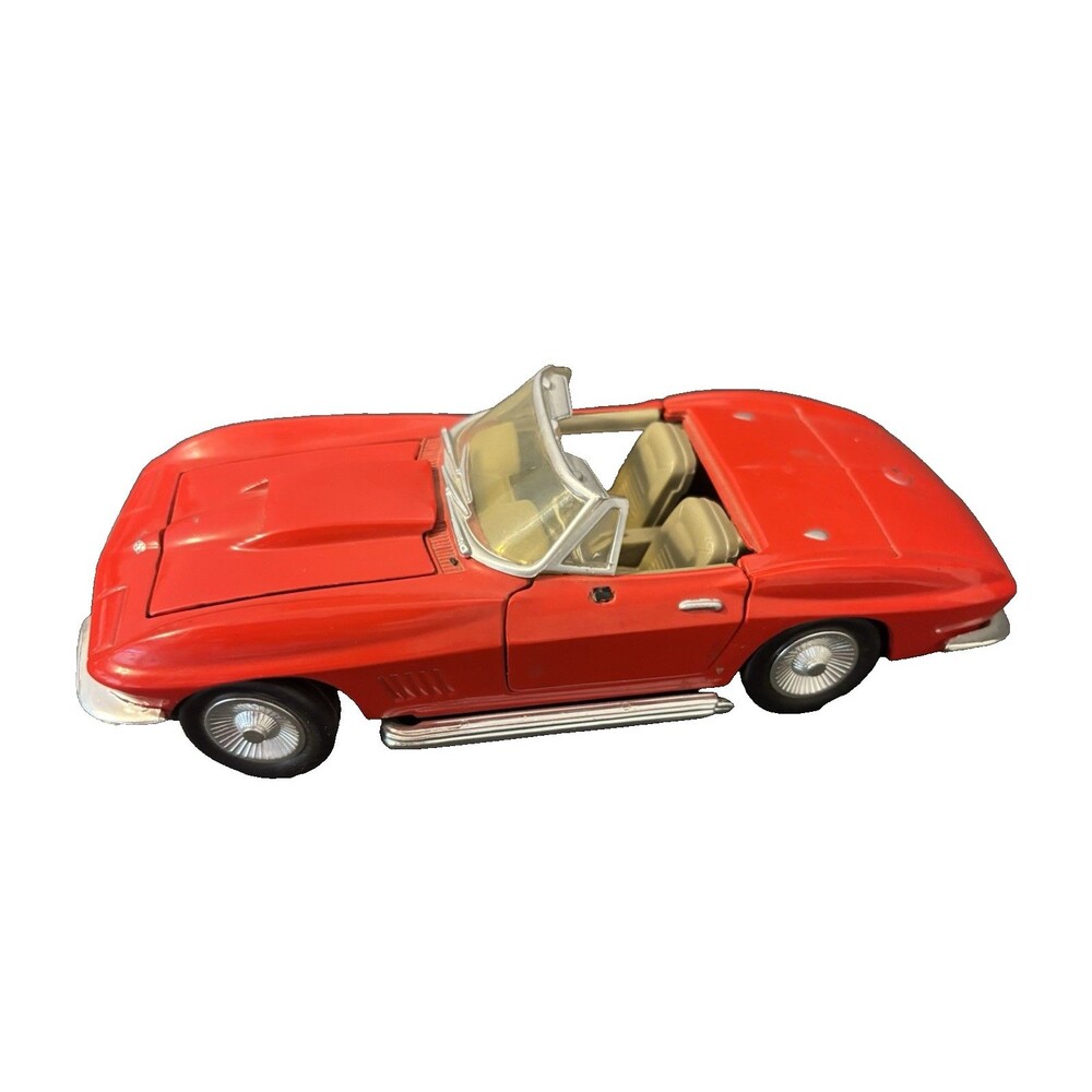1967 Chevrolet Corvette Convertible Red Diecast Model Car collectable